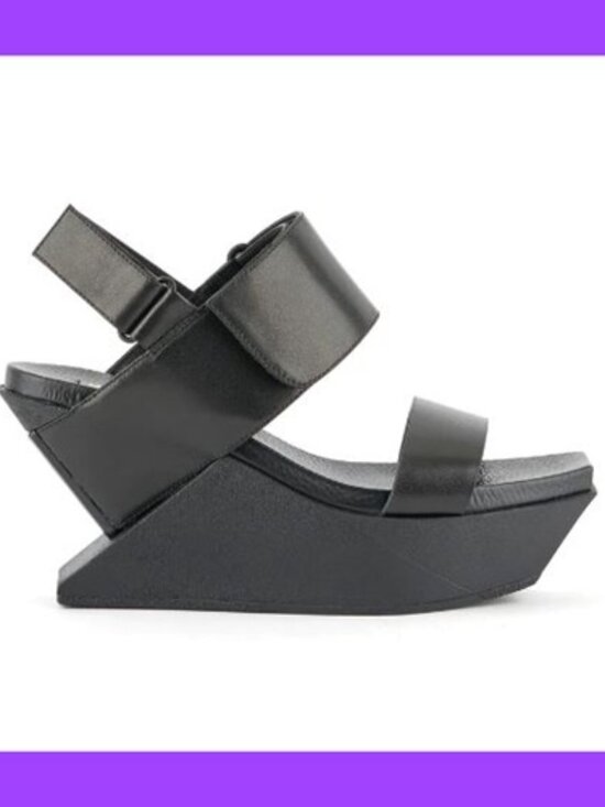 United Nude Shoes - United Nude Delta Wedge Sandal in Black - Size 40 (NWT)
